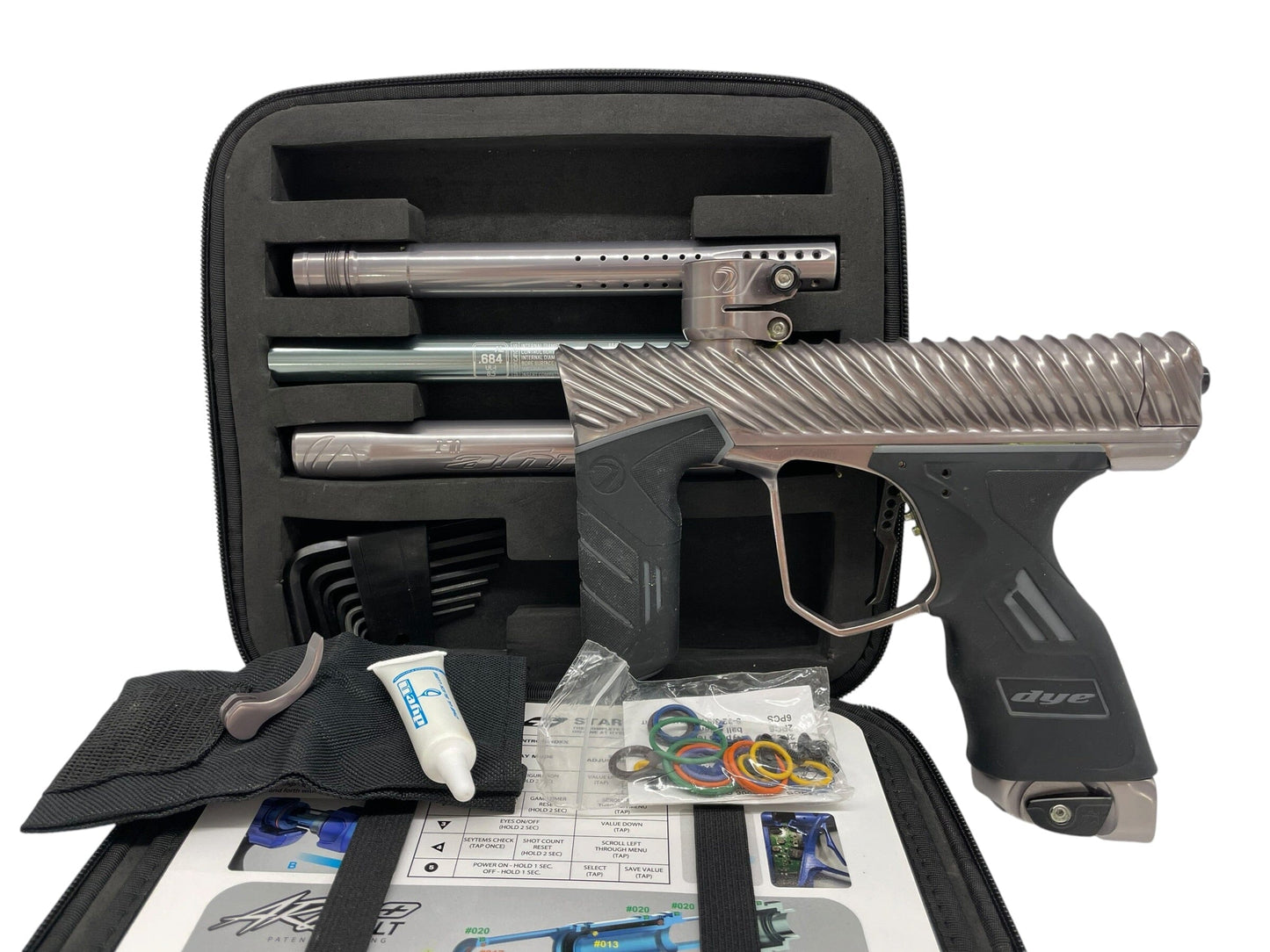 Used Dye DSR+ TWISTER Pewter Paintball Gun Paintball Gun from CPXBrosPaintball Buy/Sell/Trade Paintball Markers, New Paintball Guns, Paintball Hoppers, Paintball Masks, and Hormesis Headbands