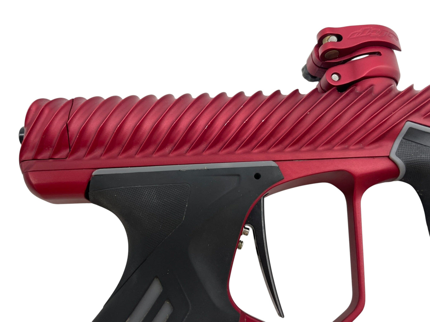 Used Dye Dsr+ TWISTER Red Paintball Gun Paintball Gun from CPXBrosPaintball Buy/Sell/Trade Paintball Markers, New Paintball Guns, Paintball Hoppers, Paintball Masks, and Hormesis Headbands