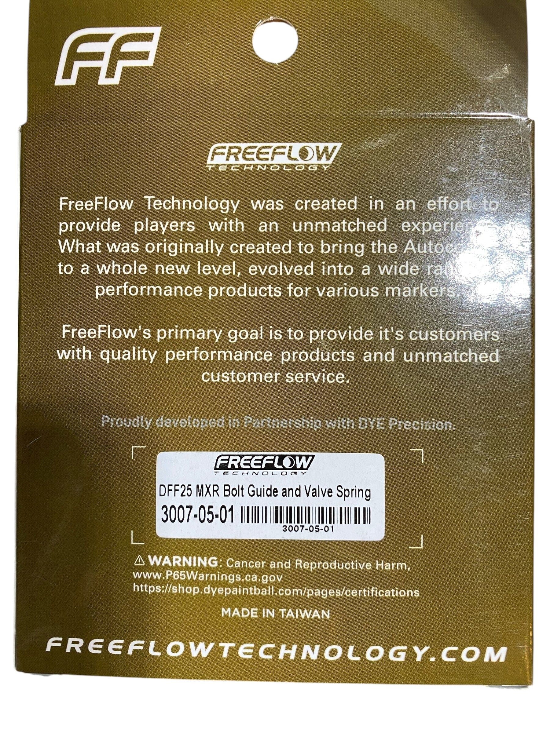 Used Dye Free Flow MXR Bolt Guide and Valve Spring Paintball Gun from CPXBrosPaintball Buy/Sell/Trade Paintball Markers, New Paintball Guns, Paintball Hoppers, Paintball Masks, and Hormesis Headbands