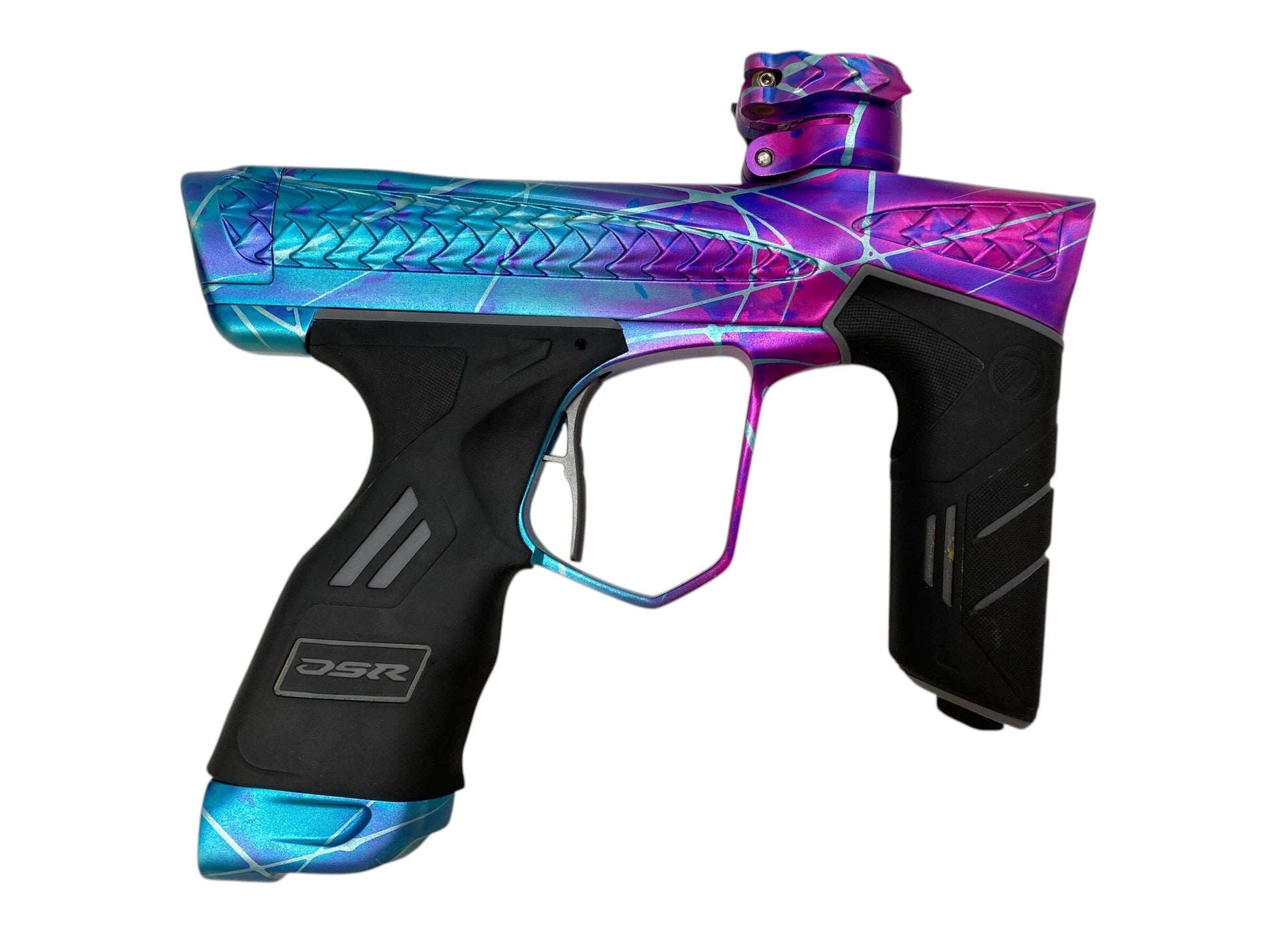 Used Dye FreefFlow Trix Dsr+ Fade/Splash Paintball Gun W/Mech Frame Paintball Gun from CPXBrosPaintball Buy/Sell/Trade Paintball Markers, New Paintball Guns, Paintball Hoppers, Paintball Masks, and Hormesis Headbands