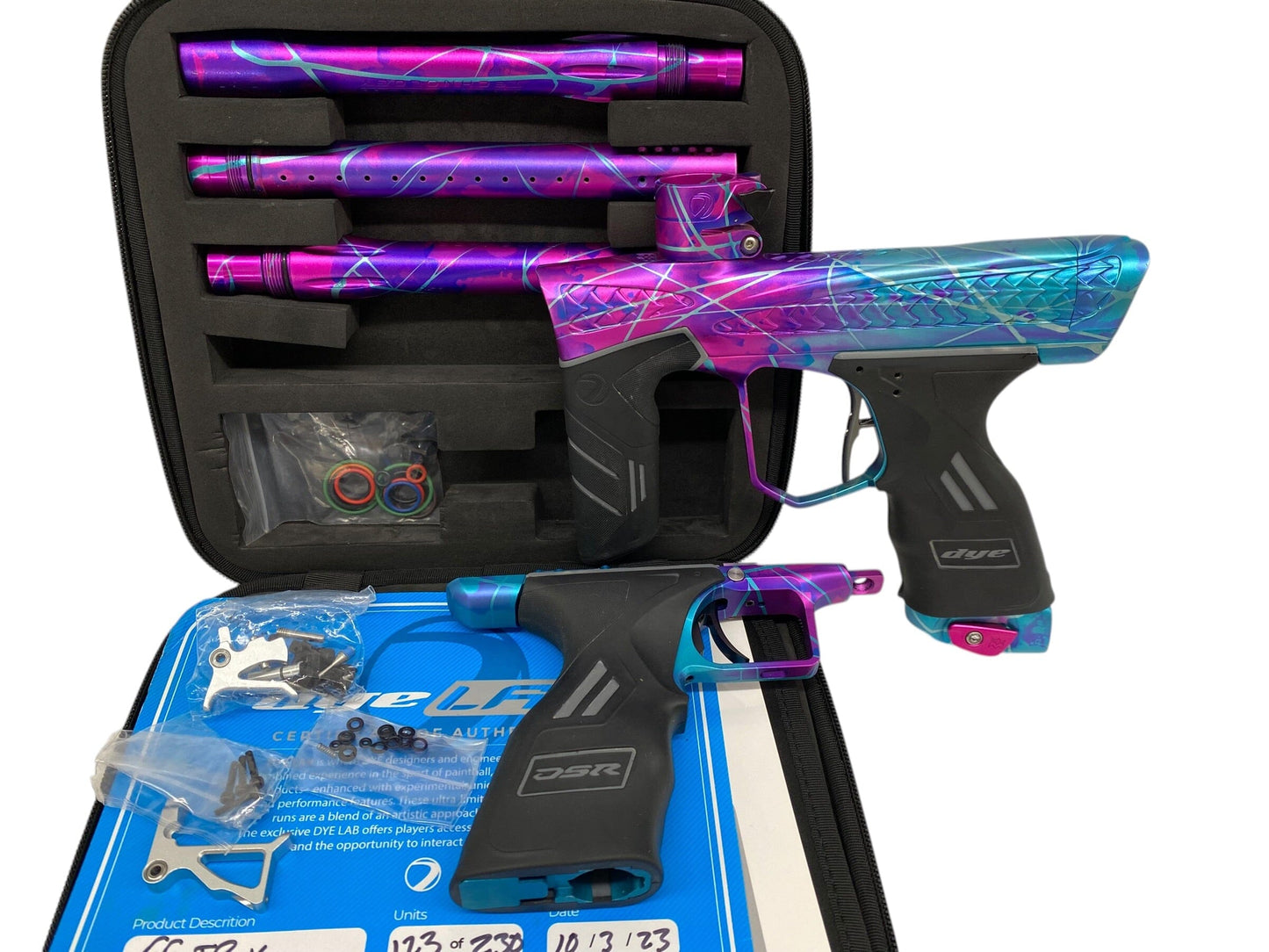 Used Dye FreefFlow Trix Dsr+ Fade/Splash Paintball Gun W/Mech Frame Paintball Gun from CPXBrosPaintball Buy/Sell/Trade Paintball Markers, New Paintball Guns, Paintball Hoppers, Paintball Masks, and Hormesis Headbands