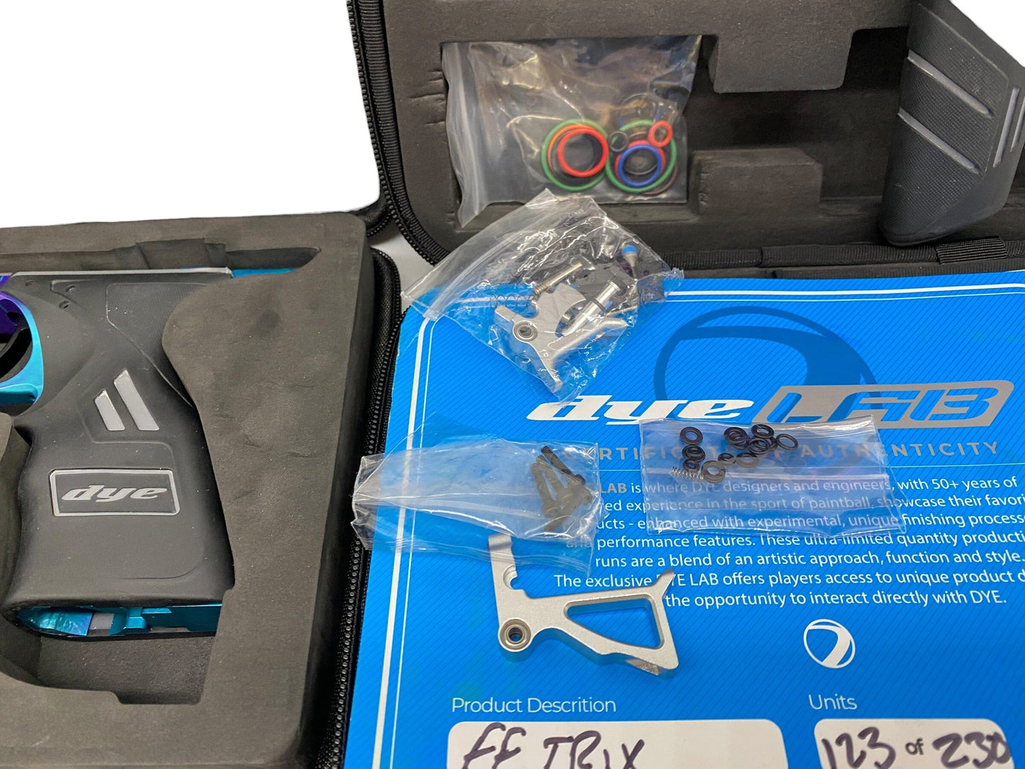 Used Dye FreefFlow Trix Dsr+ Fade/Splash Paintball Gun W/Mech Frame Paintball Gun from CPXBrosPaintball Buy/Sell/Trade Paintball Markers, New Paintball Guns, Paintball Hoppers, Paintball Masks, and Hormesis Headbands