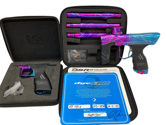 Used Dye FreefFlow Trix Dsr+ Fade/Splash Paintball Gun W/Mech Frame Paintball Gun from CPXBrosPaintball Buy/Sell/Trade Paintball Markers, New Paintball Guns, Paintball Hoppers, Paintball Masks, and Hormesis Headbands