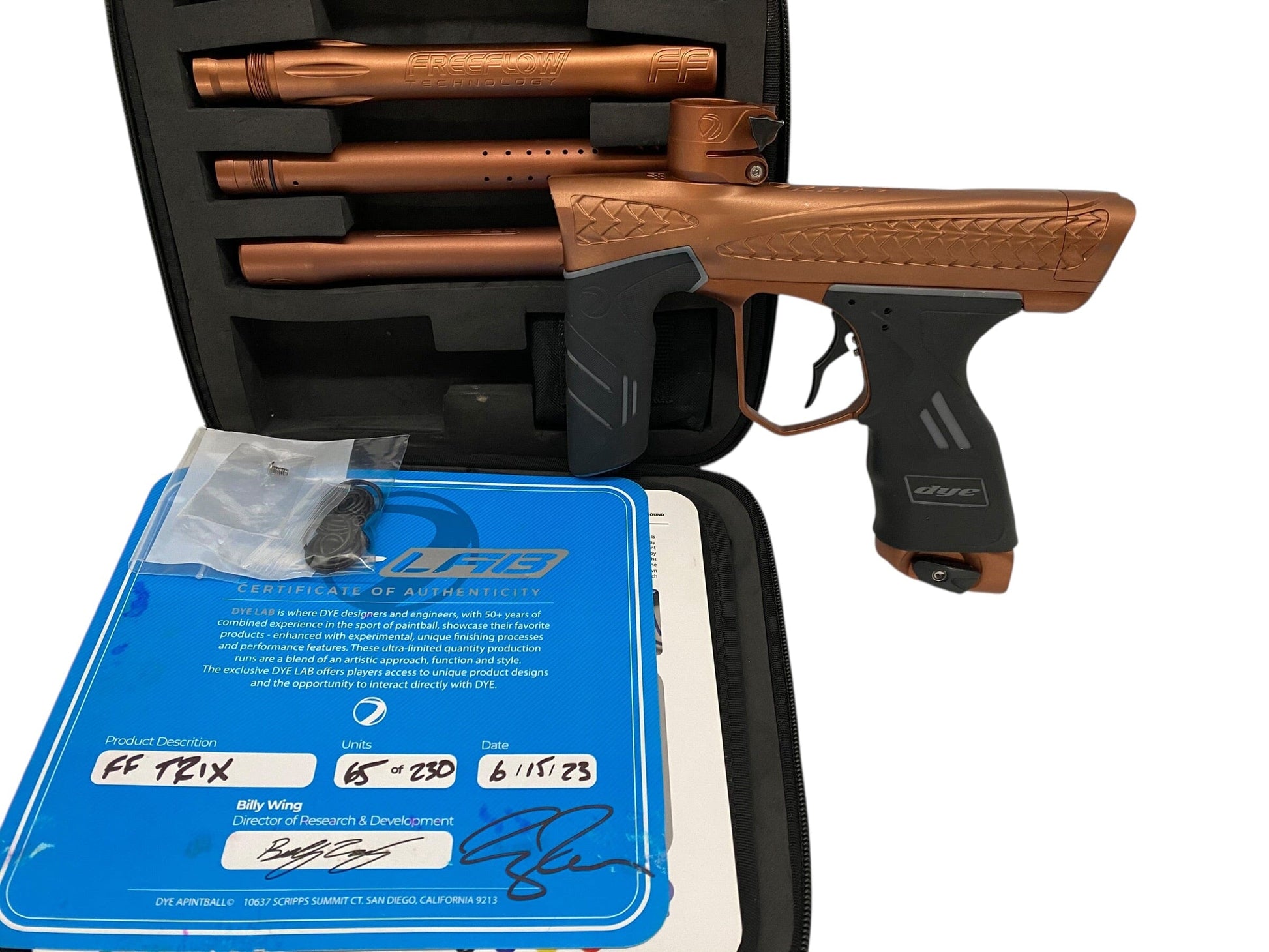Used Dye FreeFlow Dsr+ Bronze/BrownPaintball Gun Paintball Gun from CPXBrosPaintball Buy/Sell/Trade Paintball Markers, New Paintball Guns, Paintball Hoppers, Paintball Masks, and Hormesis Headbands