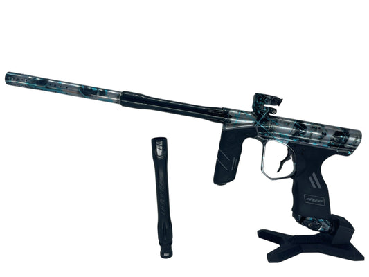 Used Dye FreeFlow Pipe DSR+ Paintball Gun Grey Black Acid Wash Paintball Gun from CPXBrosPaintball Buy/Sell/Trade Paintball Markers, New Paintball Guns, Paintball Hoppers, Paintball Masks, and Hormesis Headbands