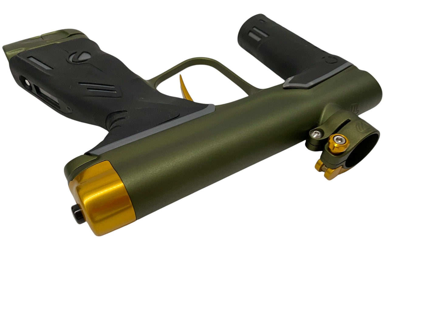 Used DYE FREEFLOW PIPE MXR Green/Gold Paintball Gun (With Updated V3 Parts) Paintball Gun from CPXBrosPaintball Buy/Sell/Trade Paintball Markers, New Paintball Guns, Paintball Hoppers, Paintball Masks, and Hormesis Headbands