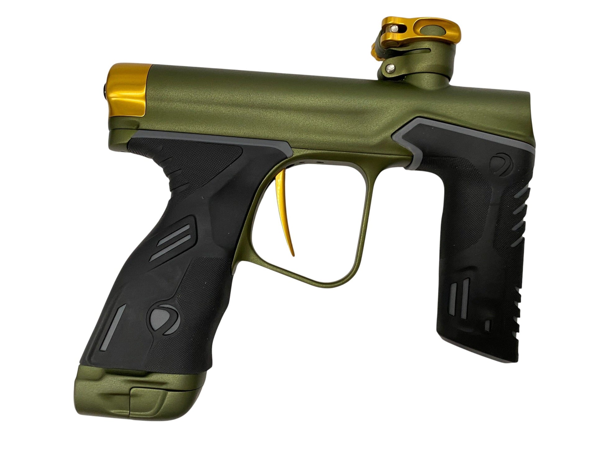 Used DYE FREEFLOW PIPE MXR Green/Gold Paintball Gun (With Updated V3 Parts) Paintball Gun from CPXBrosPaintball Buy/Sell/Trade Paintball Markers, New Paintball Guns, Paintball Hoppers, Paintball Masks, and Hormesis Headbands
