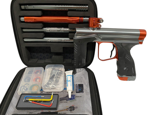 Used Dye FREEFLOW Pipe MXR Paintball Gun Grey/Oarnge Paintball Gun from CPXBrosPaintball Buy/Sell/Trade Paintball Markers, New Paintball Guns, Paintball Hoppers, Paintball Masks, and Hormesis Headbands