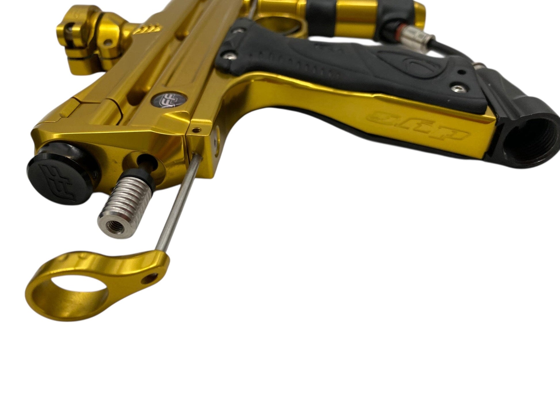 Used Dye Freeflow Reflex Autococker Paintball Gun Gold Paintball Gun from CPXBrosPaintball Buy/Sell/Trade Paintball Markers, New Paintball Guns, Paintball Hoppers, Paintball Masks, and Hormesis Headbands