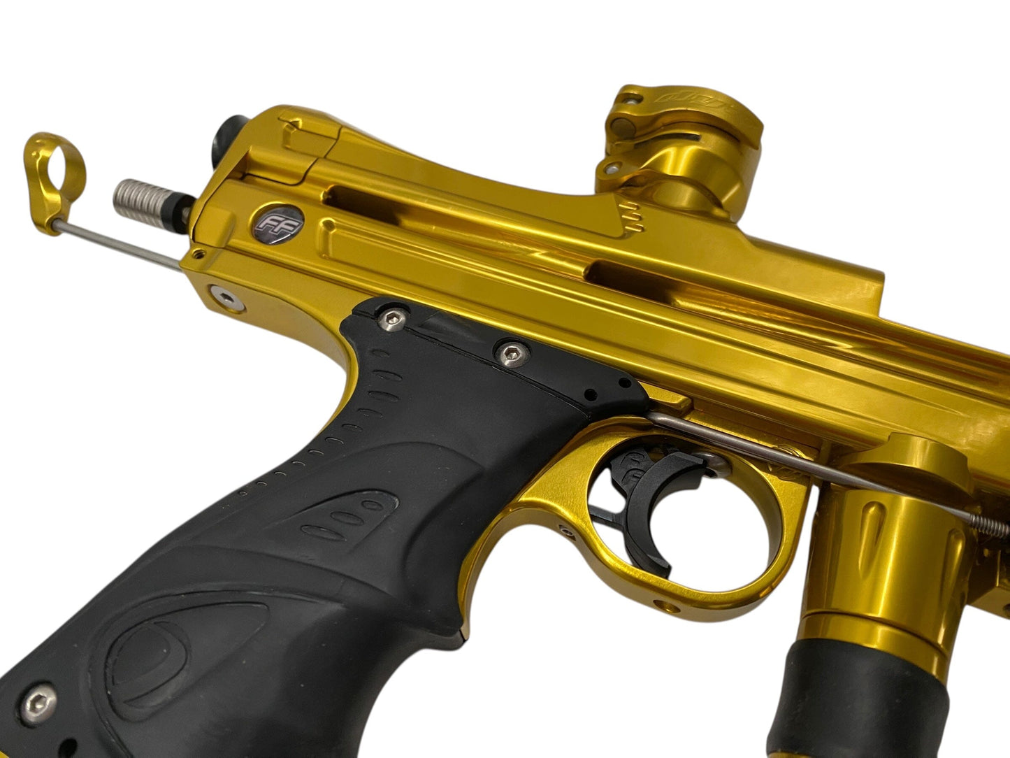 Used Dye Freeflow Reflex Autococker Paintball Gun Gold Paintball Gun from CPXBrosPaintball Buy/Sell/Trade Paintball Markers, New Paintball Guns, Paintball Hoppers, Paintball Masks, and Hormesis Headbands