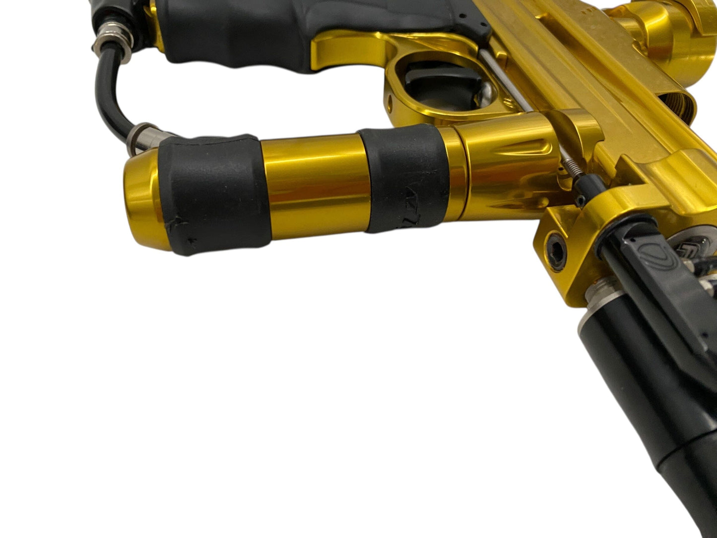 Used Dye Freeflow Reflex Autococker Paintball Gun Gold Paintball Gun from CPXBrosPaintball Buy/Sell/Trade Paintball Markers, New Paintball Guns, Paintball Hoppers, Paintball Masks, and Hormesis Headbands