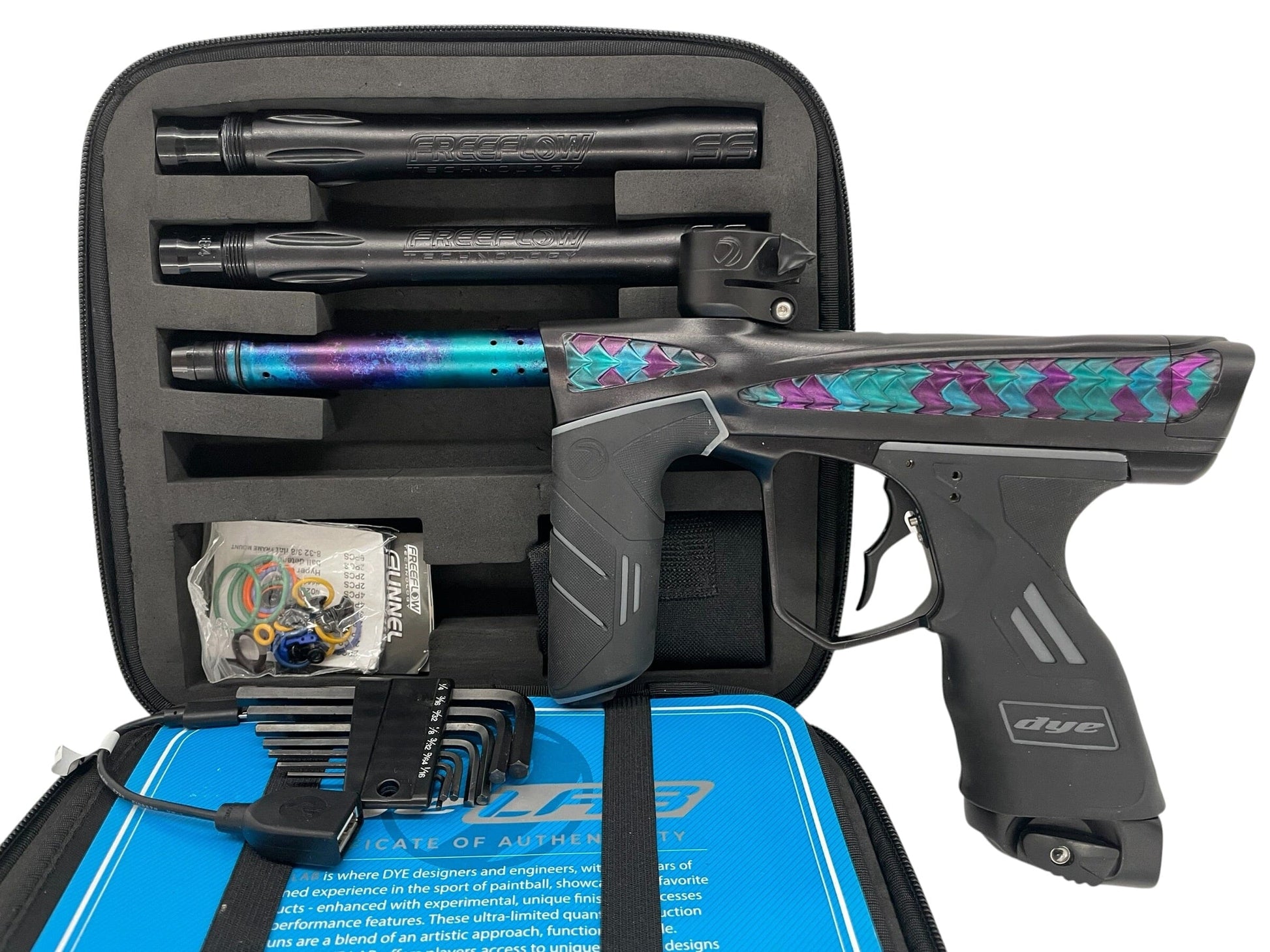 Used Dye FreeFlow Trix Dsr+ Custom Ano Paintball Gun Paintball Gun from CPXBrosPaintball Buy/Sell/Trade Paintball Markers, New Paintball Guns, Paintball Hoppers, Paintball Masks, and Hormesis Headbands