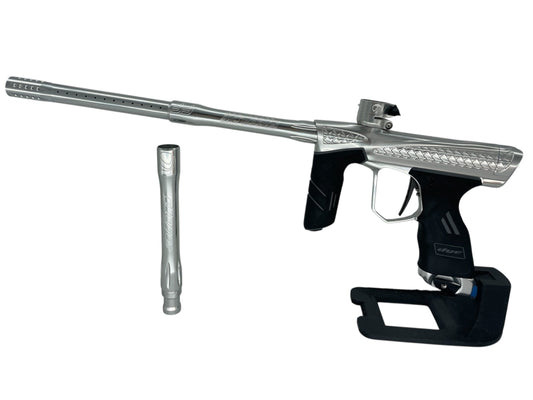 Used Dye Freeflow Trix Dsr+ Paintball Gun Silver Paintball Gun from CPXBrosPaintball Buy/Sell/Trade Paintball Markers, New Paintball Guns, Paintball Hoppers, Paintball Masks, and Hormesis Headbands