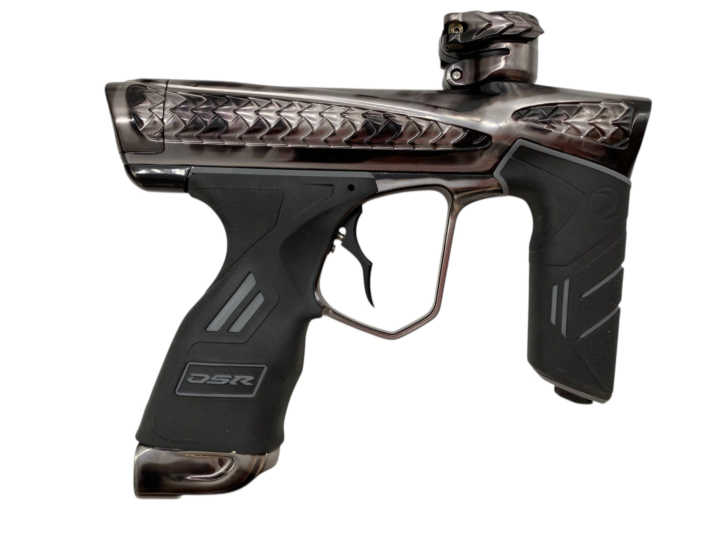 Used Dye Freeflow Trix Dsr+ Paintball Gun with Mech Frame Paintball Gun from CPXBrosPaintball Buy/Sell/Trade Paintball Markers, New Paintball Guns, Paintball Hoppers, Paintball Masks, and Hormesis Headbands