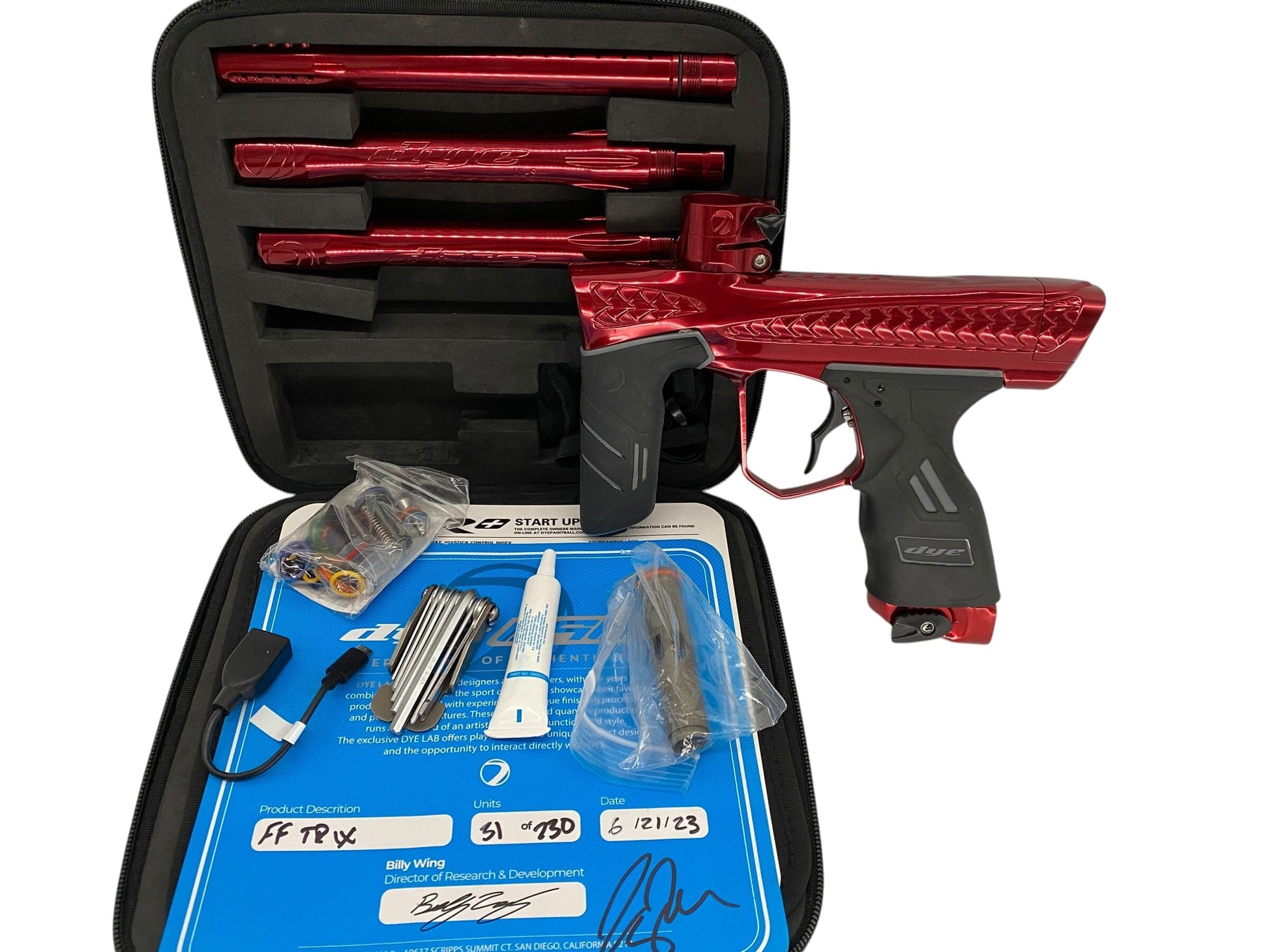 Used Dye FreeFlow Trix Gloss Red Paintball Gun Paintball Gun from CPXBrosPaintball Buy/Sell/Trade Paintball Markers, New Paintball Guns, Paintball Hoppers, Paintball Masks, and Hormesis Headbands