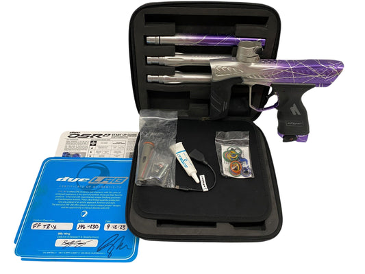 Used Dye FreeFlow TRIX Purple to Clear Fade Paintball Gun Paintball Gun from CPXBrosPaintball Buy/Sell/Trade Paintball Markers, New Paintball Guns, Paintball Hoppers, Paintball Masks, and Hormesis Headbands