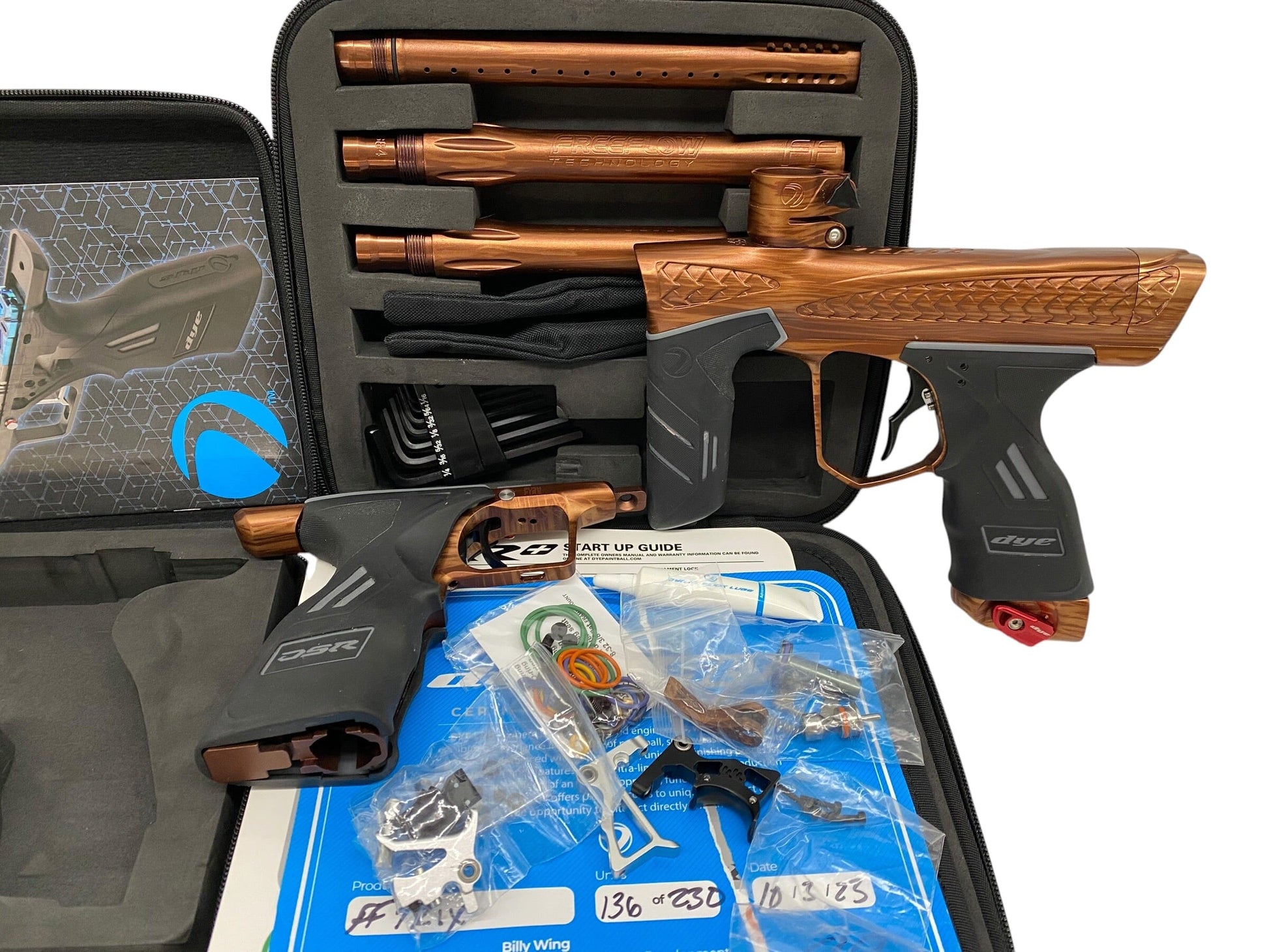 Used Dye Freeflow Trix "Wood Grain" Dsr+ Paintball Gun with Mech Frame Paintball Gun from CPXBrosPaintball Buy/Sell/Trade Paintball Markers, New Paintball Guns, Paintball Hoppers, Paintball Masks, and Hormesis Headbands