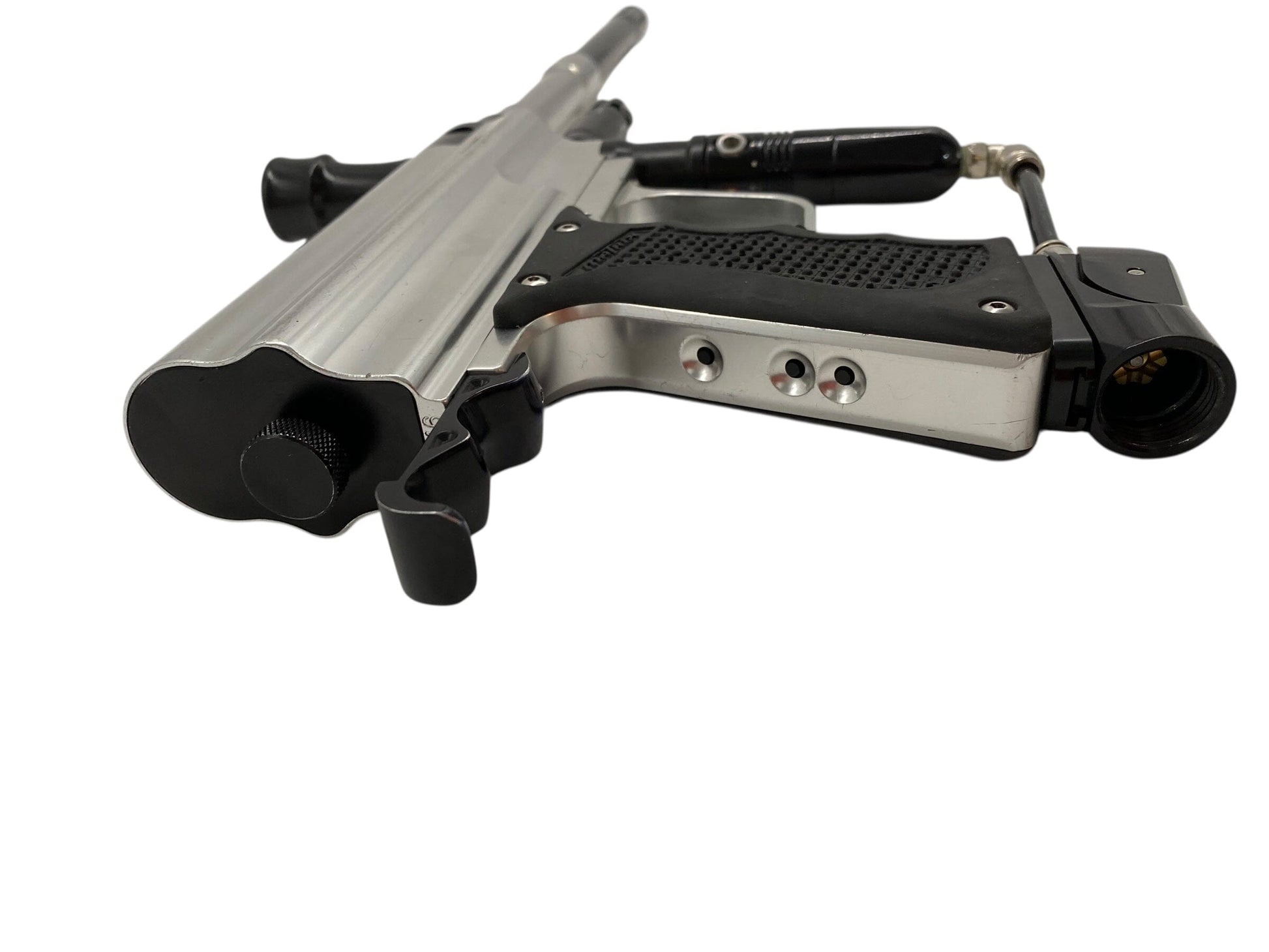 Used Dye Gen E Paintball Gun Silver Paintball Gun from CPXBrosPaintball Buy/Sell/Trade Paintball Markers, New Paintball Guns, Paintball Hoppers, Paintball Masks, and Hormesis Headbands