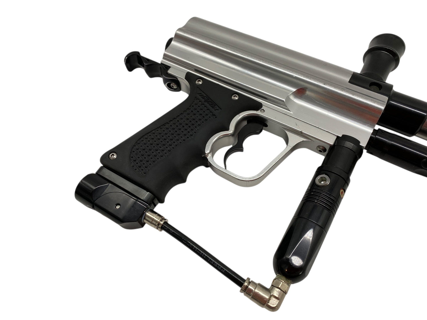 Used Dye Gen E Paintball Gun Silver Paintball Gun from CPXBrosPaintball Buy/Sell/Trade Paintball Markers, New Paintball Guns, Paintball Hoppers, Paintball Masks, and Hormesis Headbands