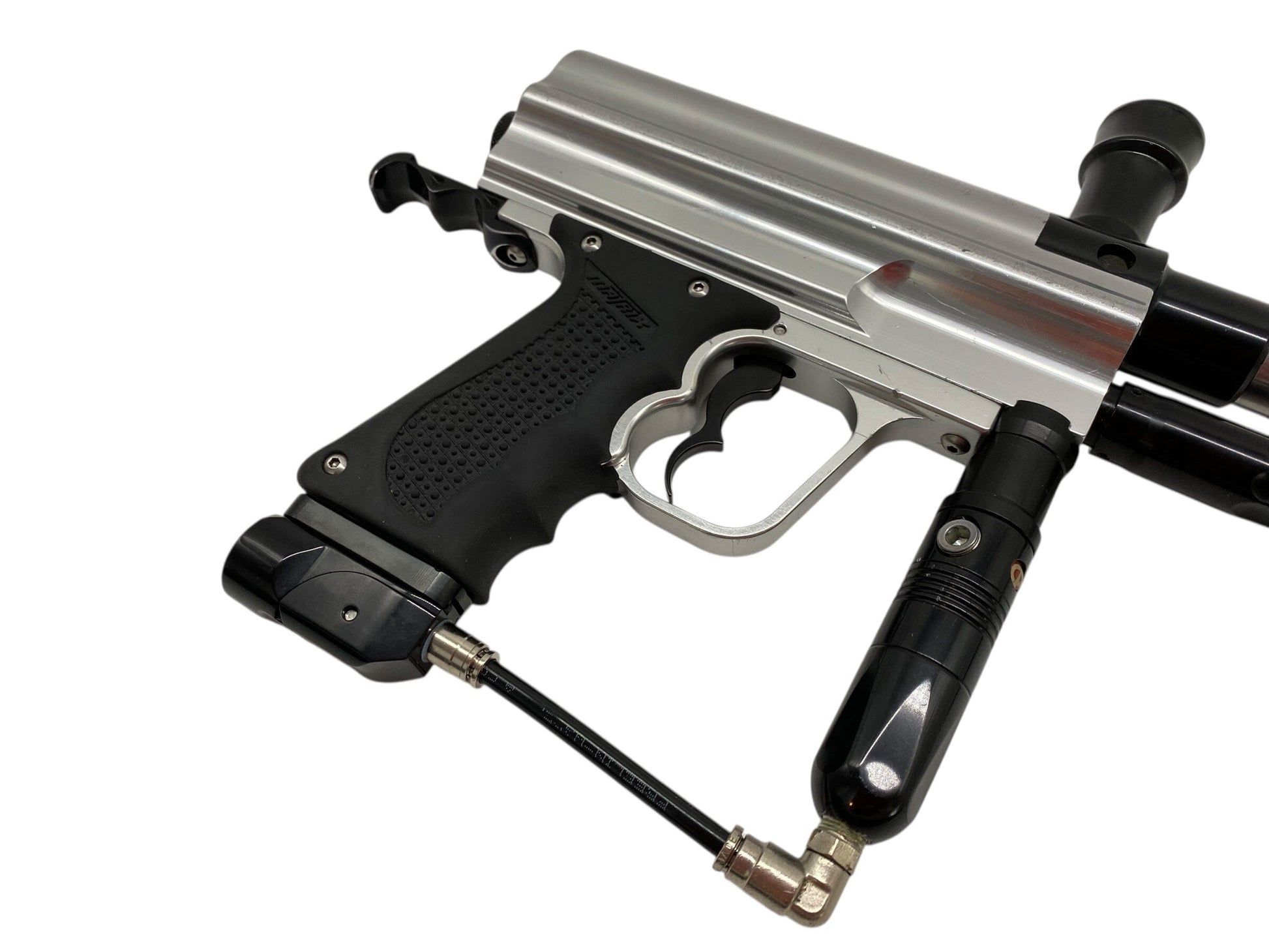 Used Dye Gen E Paintball Gun Silver Paintball Gun from CPXBrosPaintball Buy/Sell/Trade Paintball Markers, New Paintball Guns, Paintball Hoppers, Paintball Masks, and Hormesis Headbands