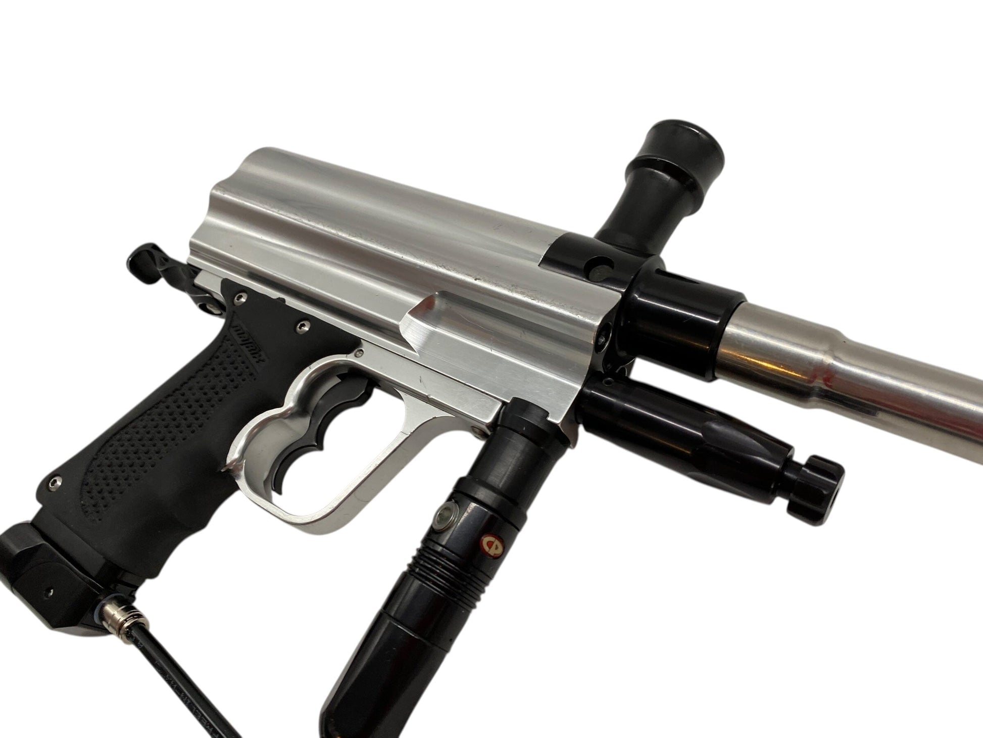 Used Dye Gen E Paintball Gun Silver Paintball Gun from CPXBrosPaintball Buy/Sell/Trade Paintball Markers, New Paintball Guns, Paintball Hoppers, Paintball Masks, and Hormesis Headbands