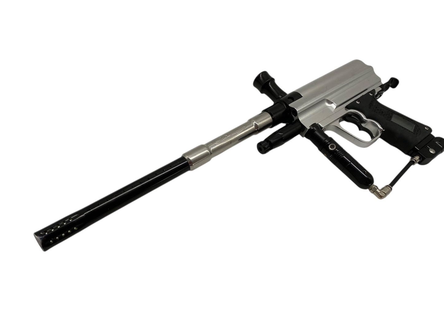 Used Dye Gen E Paintball Gun Silver Paintball Gun from CPXBrosPaintball Buy/Sell/Trade Paintball Markers, New Paintball Guns, Paintball Hoppers, Paintball Masks, and Hormesis Headbands