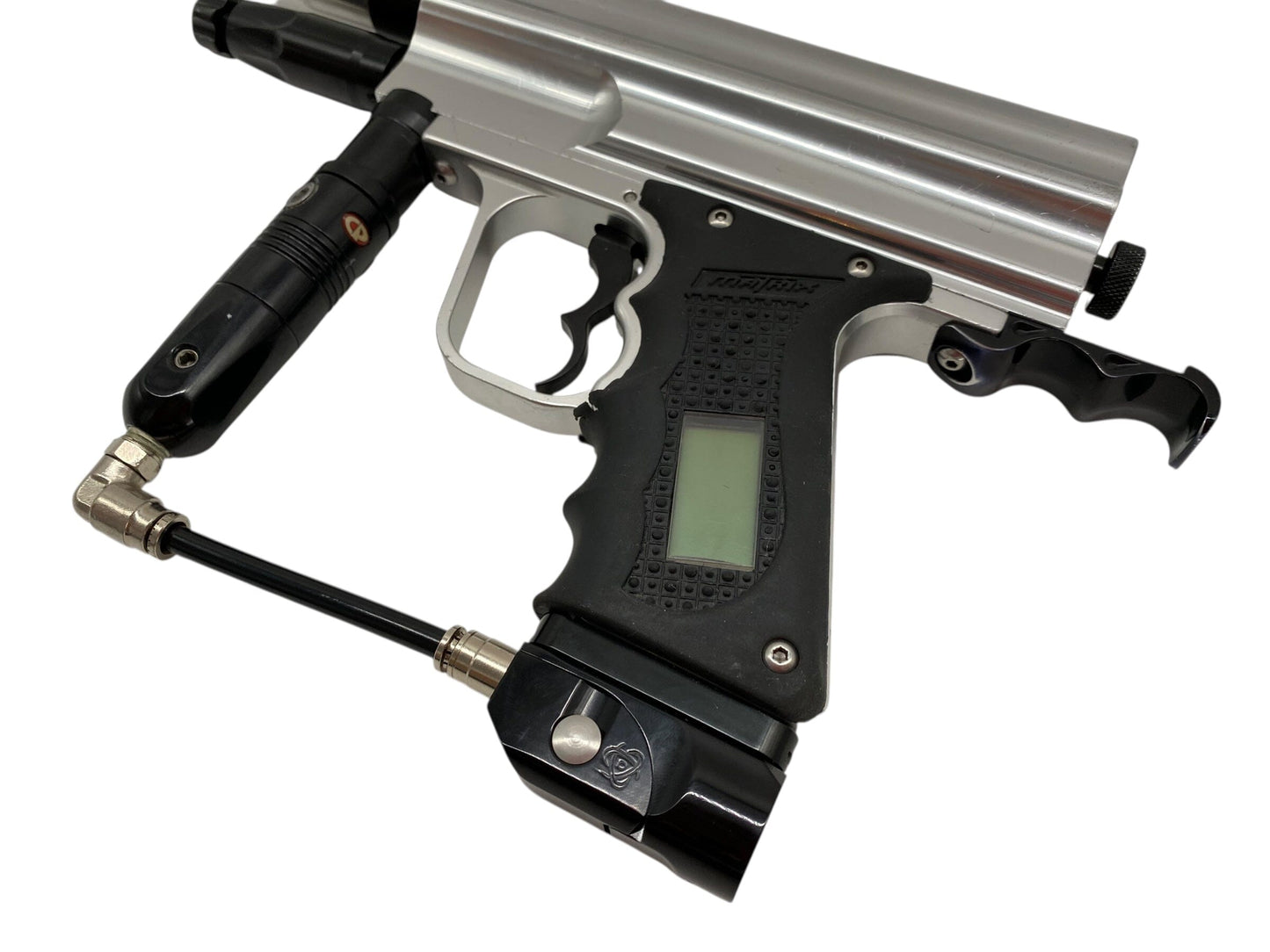 Used Dye Gen E Paintball Gun Silver Paintball Gun from CPXBrosPaintball Buy/Sell/Trade Paintball Markers, New Paintball Guns, Paintball Hoppers, Paintball Masks, and Hormesis Headbands