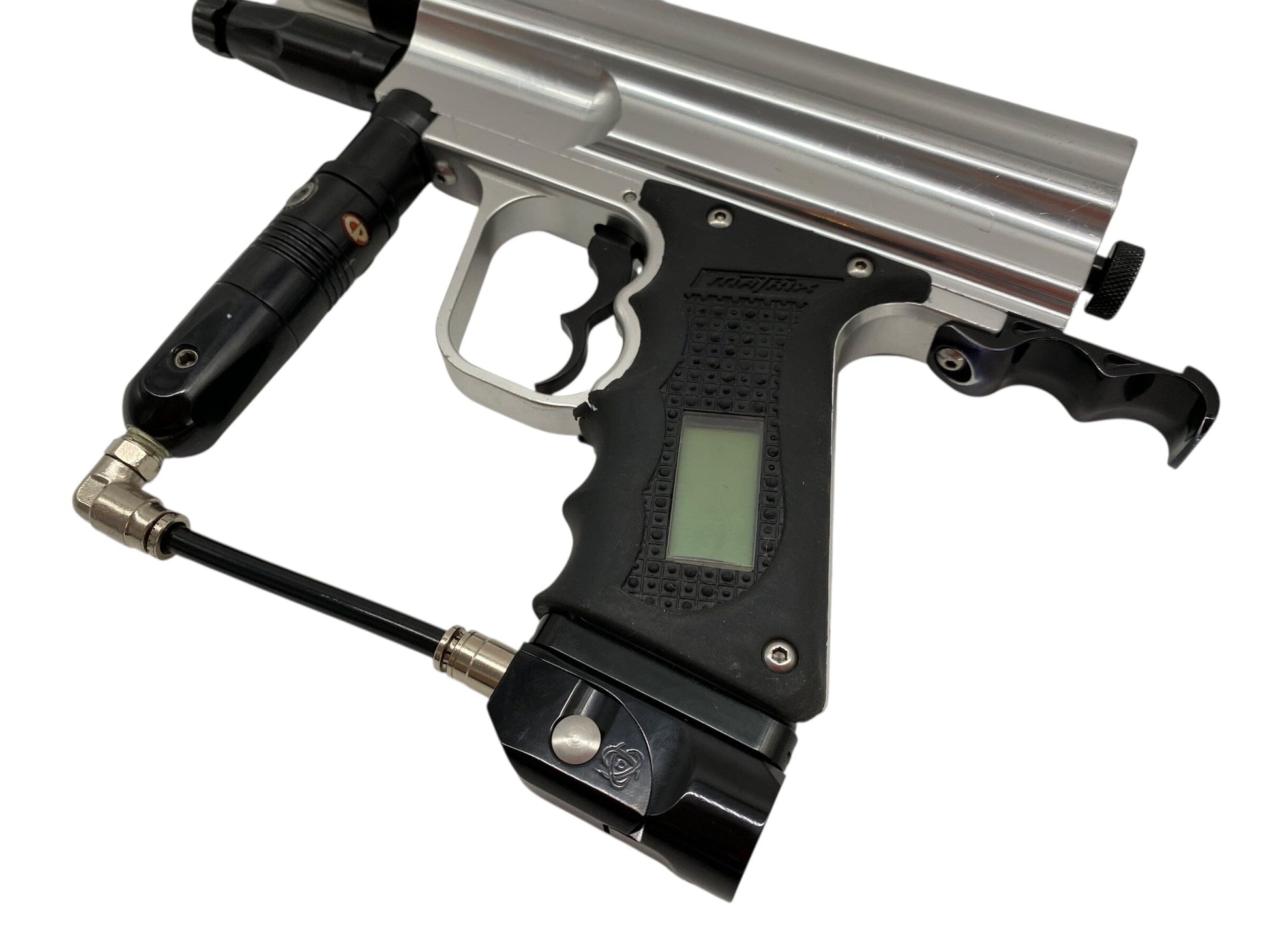 Used Dye Gen E Paintball Gun Silver Paintball Gun from CPXBrosPaintball Buy/Sell/Trade Paintball Markers, New Paintball Guns, Paintball Hoppers, Paintball Masks, and Hormesis Headbands