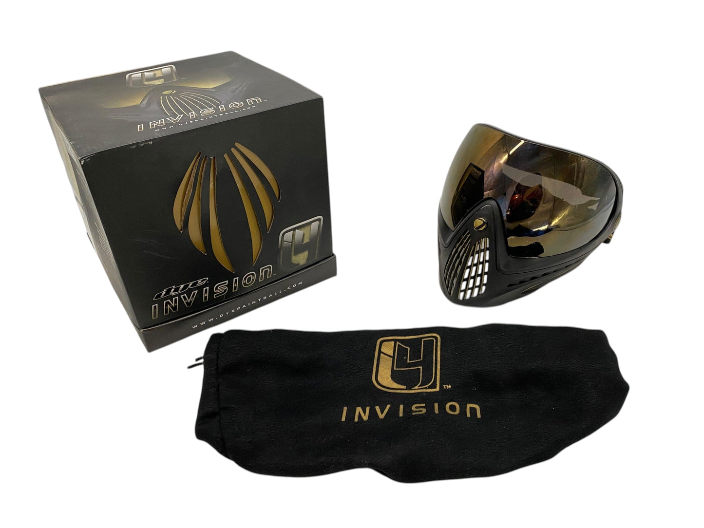 Used Dye i4 Paintball Mask Goggles : Black/Gold Paintball Gun from CPXBrosPaintball Buy/Sell/Trade Paintball Markers, New Paintball Guns, Paintball Hoppers, Paintball Masks, and Hormesis Headbands