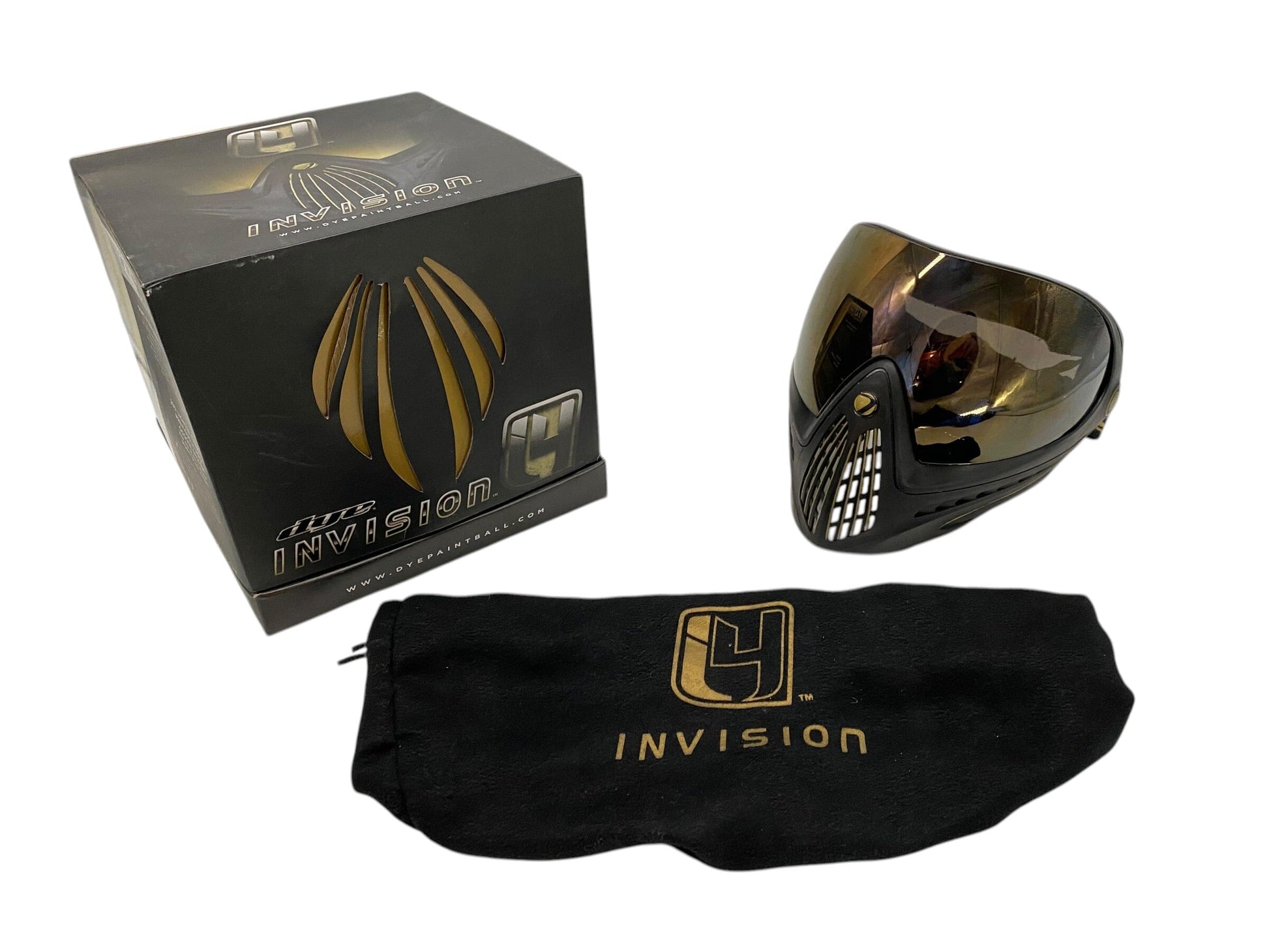 Used Dye i4 Paintball Mask Goggles : Black/Gold Paintball Gun from CPXBrosPaintball Buy/Sell/Trade Paintball Markers, New Paintball Guns, Paintball Hoppers, Paintball Masks, and Hormesis Headbands