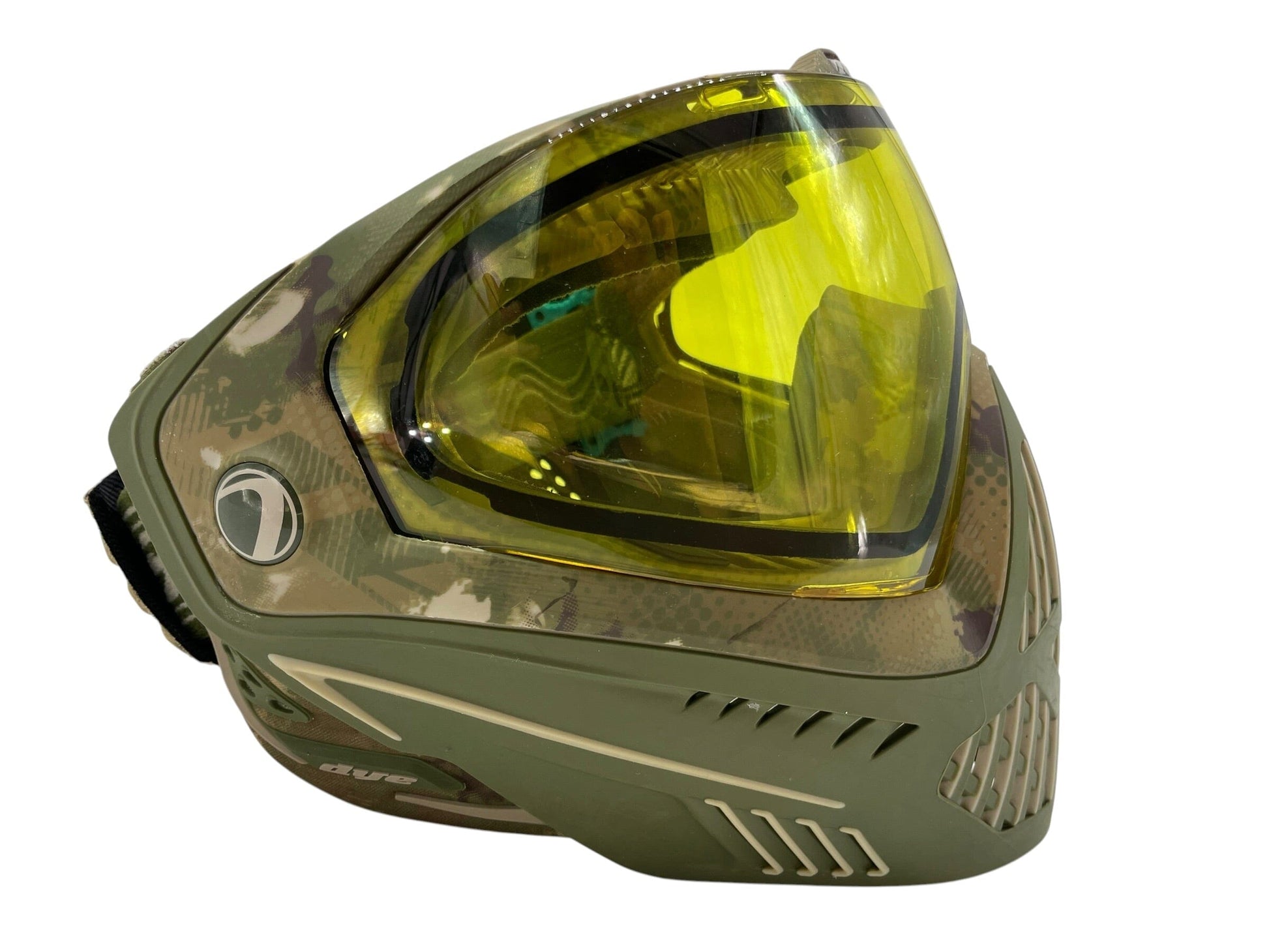 Used Dye i5 Green/Camo Paintball Mask Goggles Paintball Gun from CPXBrosPaintball Buy/Sell/Trade Paintball Markers, New Paintball Guns, Paintball Hoppers, Paintball Masks, and Hormesis Headbands