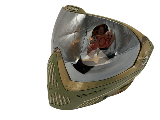 Used Dye i5 Olive/Camo Paintball Mask Goggles Paintball Gun from CPXBrosPaintball Buy/Sell/Trade Paintball Markers, New Paintball Guns, Paintball Hoppers, Paintball Masks, and Hormesis Headbands