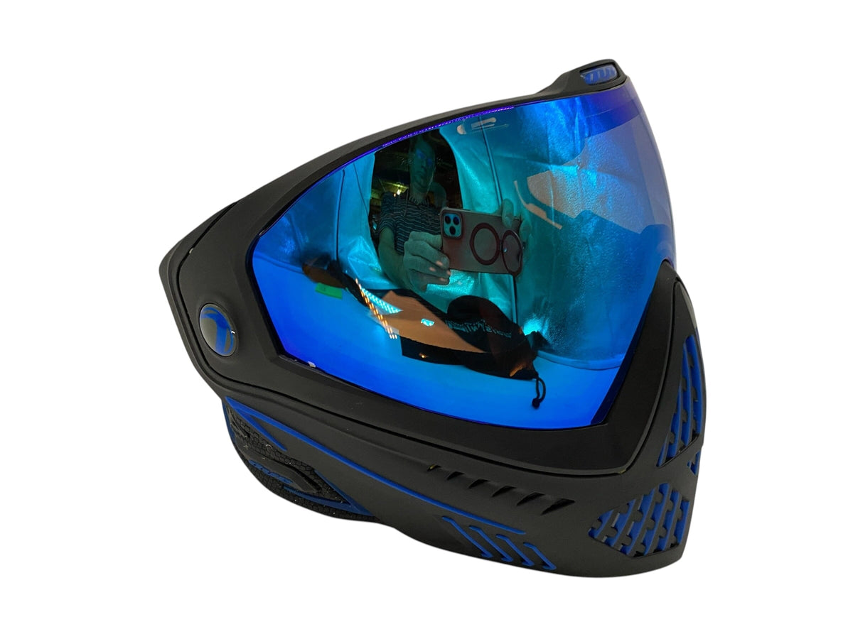 Used Dye i5 Paintball Mask Goggles Black Blue Paintball Gun from CPXBrosPaintball Buy/Sell/Trade Paintball Markers, New Paintball Guns, Paintball Hoppers, Paintball Masks, and Hormesis Headbands
