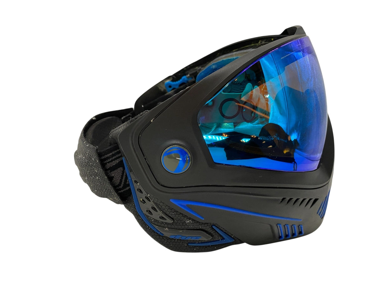 Used Dye i5 Paintball Mask Goggles Black Blue Paintball Gun from CPXBrosPaintball Buy/Sell/Trade Paintball Markers, New Paintball Guns, Paintball Hoppers, Paintball Masks, and Hormesis Headbands