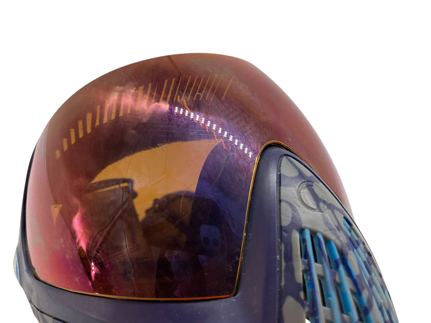 Used Dye Invision I4 Mask - Skinned Navy Paintball Mask Goggles Paintball Gun from CPXBrosPaintball Buy/Sell/Trade Paintball Markers, New Paintball Guns, Paintball Hoppers, Paintball Masks, and Hormesis Headbands