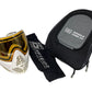 Used DYE Invision I5 Paintball Goggle System White Gold w/ Case Paintball Gun from CPXBrosPaintball Buy/Sell/Trade Paintball Markers, Paintball Hoppers, Paintball Masks, and Hormesis Headbands