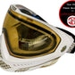 Used DYE Invision I5 Paintball Goggle System White Gold w/ Case Paintball Gun from CPXBrosPaintball Buy/Sell/Trade Paintball Markers, Paintball Hoppers, Paintball Masks, and Hormesis Headbands