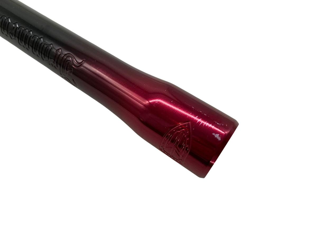 Used Dye Ironmen Barrel Back .688 Black/Red Fade Paintball Gun from CPXBrosPaintball Buy/Sell/Trade Paintball Markers, New Paintball Guns, Paintball Hoppers, Paintball Masks, and Hormesis Headbands