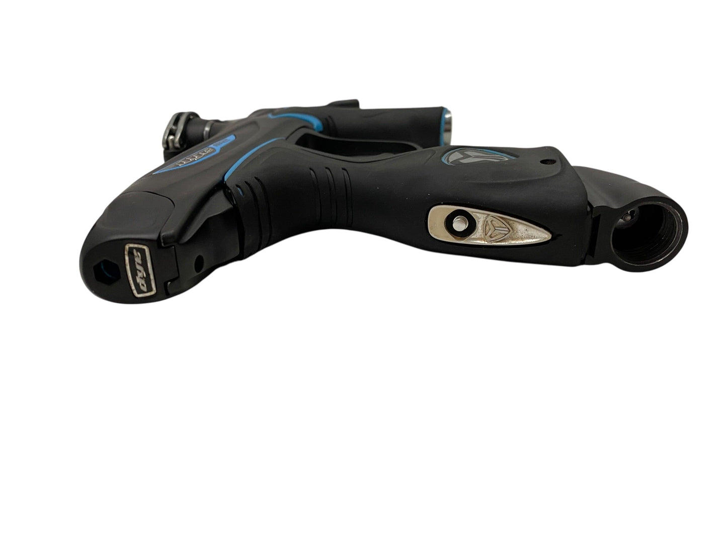 Used Dye M2 Black/Cyan Paintball Gun Paintball Gun from CPXBrosPaintball Buy/Sell/Trade Paintball Markers, New Paintball Guns, Paintball Hoppers, Paintball Masks, and Hormesis Headbands