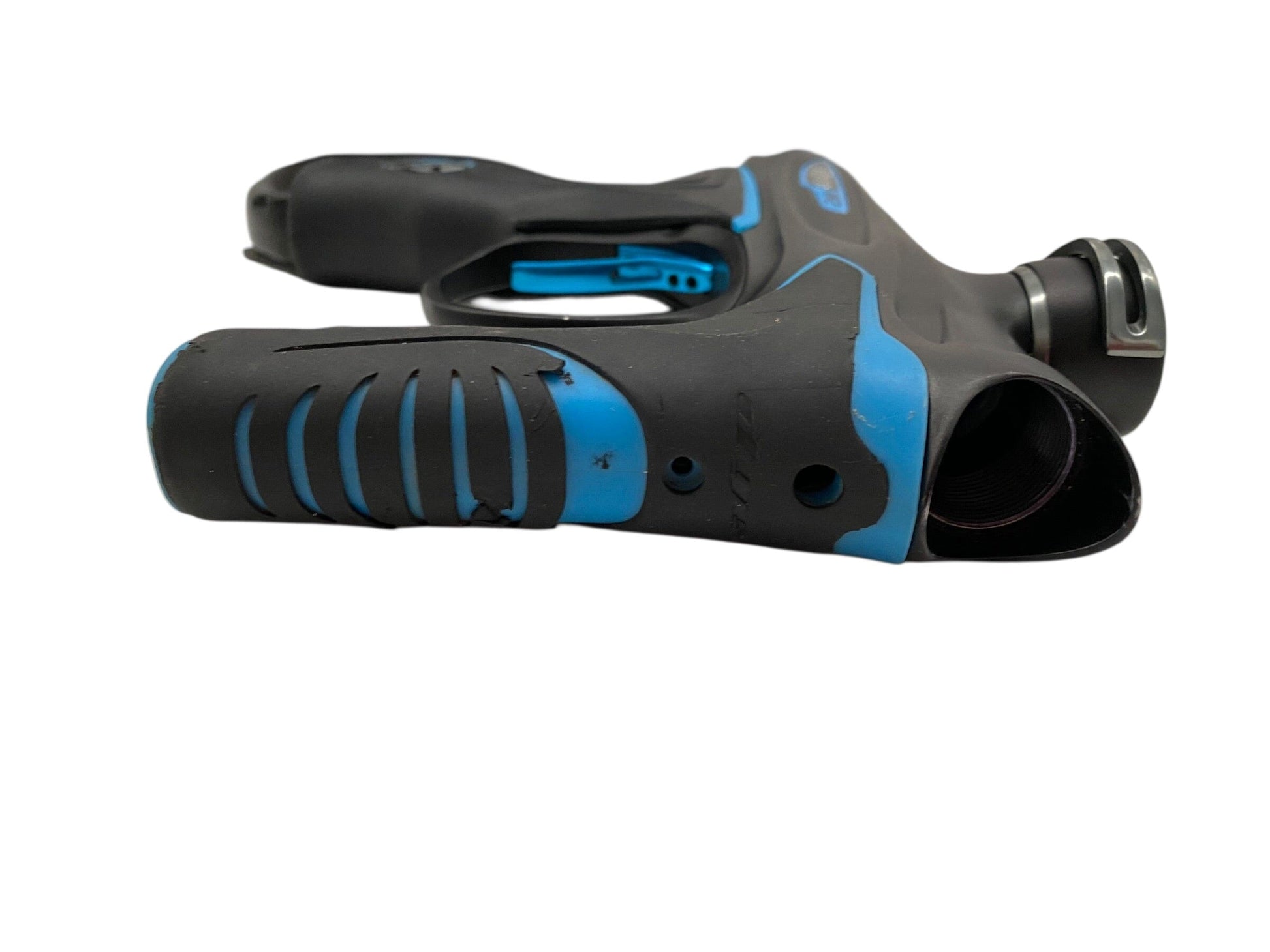 Used Dye M2 Black/Cyan Paintball Gun Paintball Gun from CPXBrosPaintball Buy/Sell/Trade Paintball Markers, New Paintball Guns, Paintball Hoppers, Paintball Masks, and Hormesis Headbands