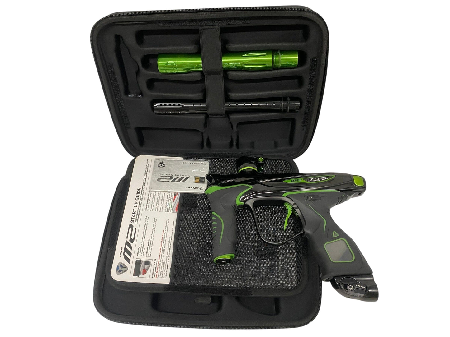 Used Dye M2 Black/Green Paintball Gun Paintball Gun from CPXBrosPaintball Buy/Sell/Trade Paintball Markers, New Paintball Guns, Paintball Hoppers, Paintball Masks, and Hormesis Headbands