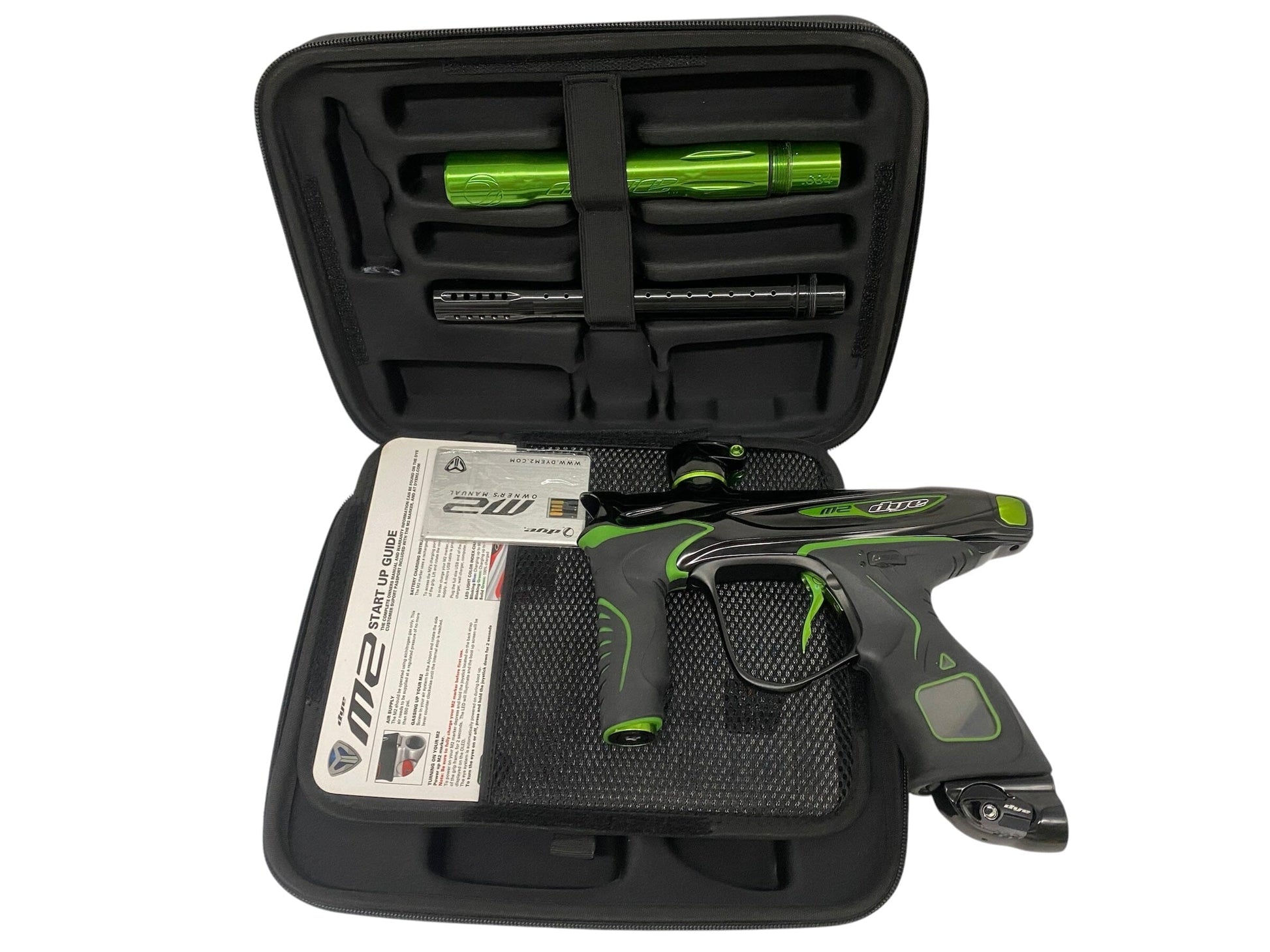 Used Dye M2 Black/Green Paintball Gun Paintball Gun from CPXBrosPaintball Buy/Sell/Trade Paintball Markers, New Paintball Guns, Paintball Hoppers, Paintball Masks, and Hormesis Headbands