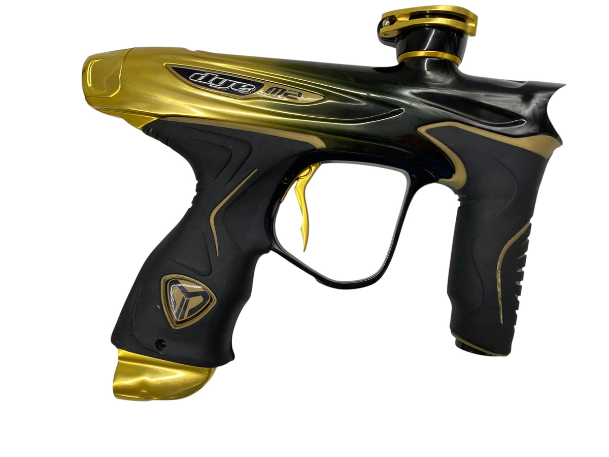 Used Dye M2 Gold To Black Fade Paintball Gun Paintball Gun from CPXBrosPaintball Buy/Sell/Trade Paintball Markers, New Paintball Guns, Paintball Hoppers, Paintball Masks, and Hormesis Headbands