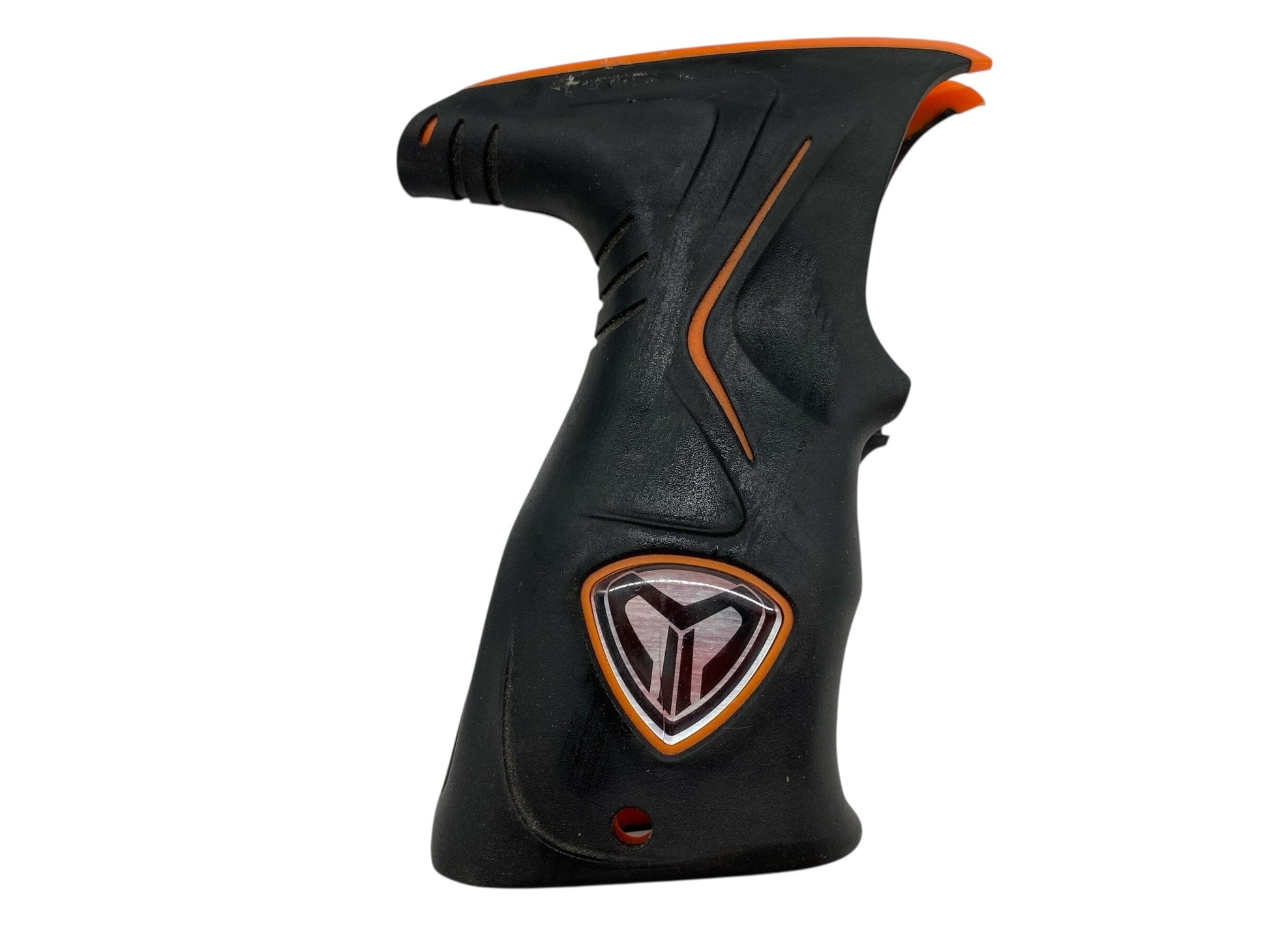 Used Dye M2 / M3 / M3+ Sticky Grip Black/Orange Paintball Gun from CPXBrosPaintball Buy/Sell/Trade Paintball Markers, New Paintball Guns, Paintball Hoppers, Paintball Masks, and Hormesis Headbands