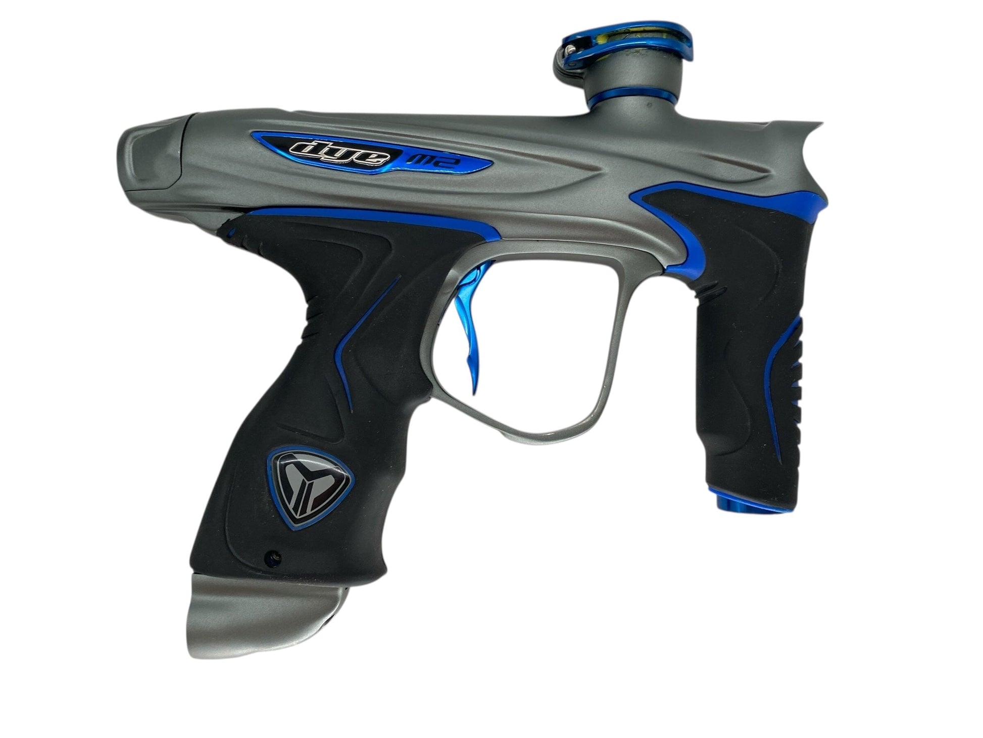 Used Dye M2 Paintball Gun Grey/Blue Paintball Gun from CPXBrosPaintball Buy/Sell/Trade Paintball Markers, New Paintball Guns, Paintball Hoppers, Paintball Masks, and Hormesis Headbands