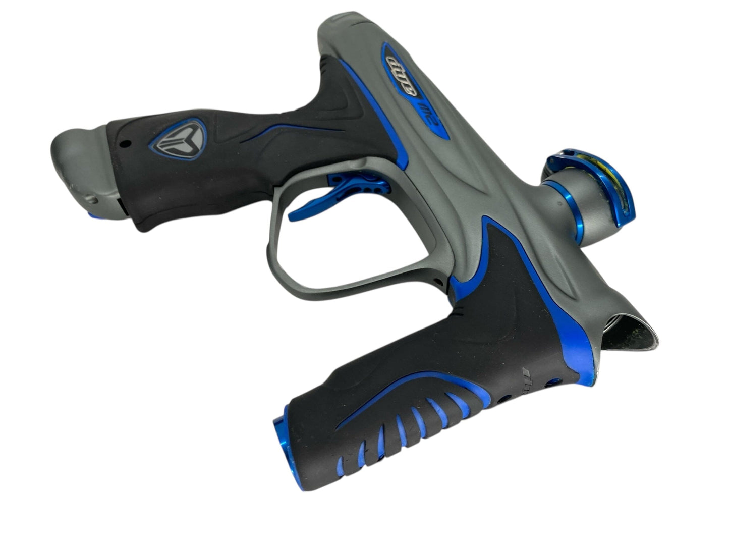 Used Dye M2 Paintball Gun Grey/Blue Paintball Gun from CPXBrosPaintball Buy/Sell/Trade Paintball Markers, New Paintball Guns, Paintball Hoppers, Paintball Masks, and Hormesis Headbands
