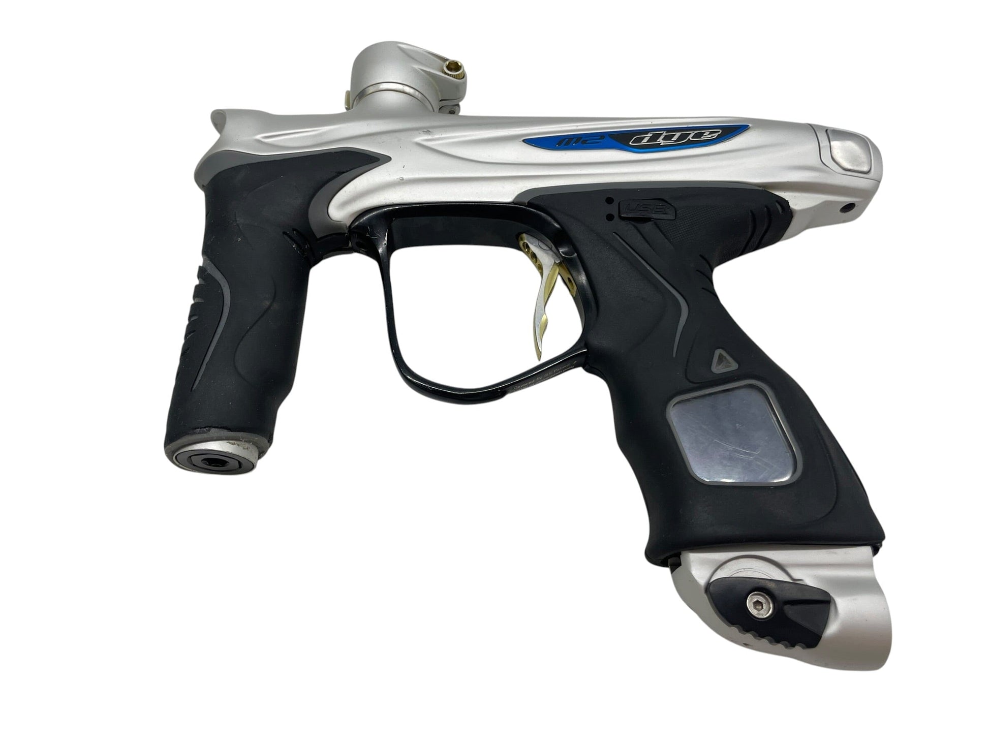 Used Dye M2 Silver/Black Paintball Gun Paintball Gun from CPXBrosPaintball Buy/Sell/Trade Paintball Markers, New Paintball Guns, Paintball Hoppers, Paintball Masks, and Hormesis Headbands