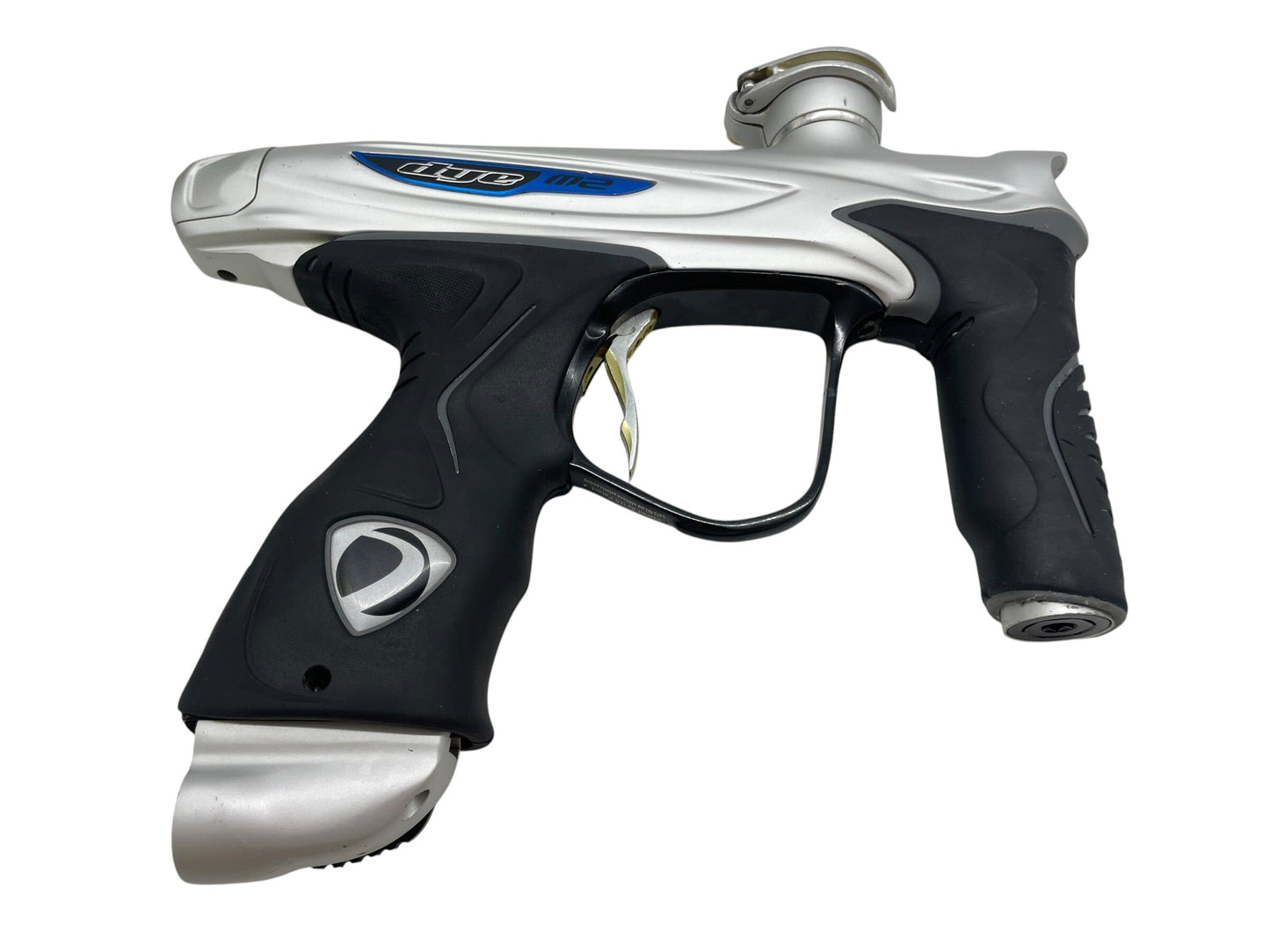 Used Dye M2 Silver/Black Paintball Gun Paintball Gun from CPXBrosPaintball Buy/Sell/Trade Paintball Markers, New Paintball Guns, Paintball Hoppers, Paintball Masks, and Hormesis Headbands