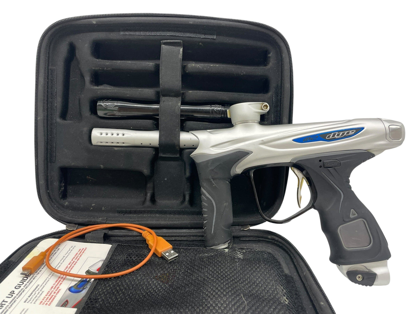 Used Dye M2 Silver/Black Paintball Gun Paintball Gun from CPXBrosPaintball Buy/Sell/Trade Paintball Markers, New Paintball Guns, Paintball Hoppers, Paintball Masks, and Hormesis Headbands