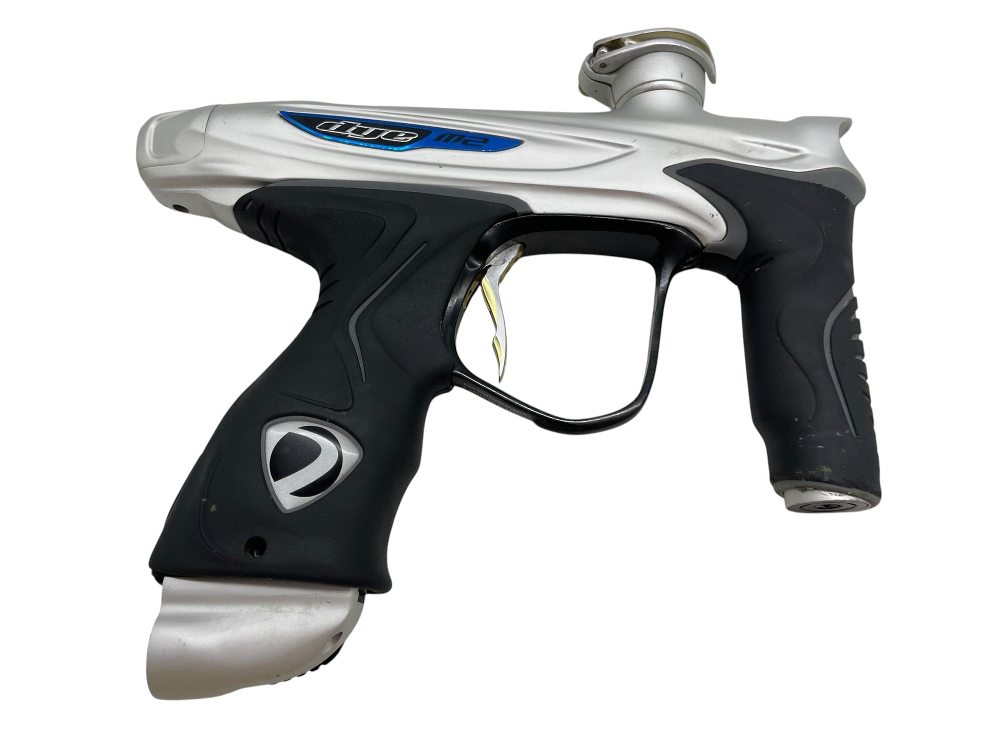 Used Dye M2 Silver/Black Paintball Gun Paintball Gun from CPXBrosPaintball Buy/Sell/Trade Paintball Markers, New Paintball Guns, Paintball Hoppers, Paintball Masks, and Hormesis Headbands